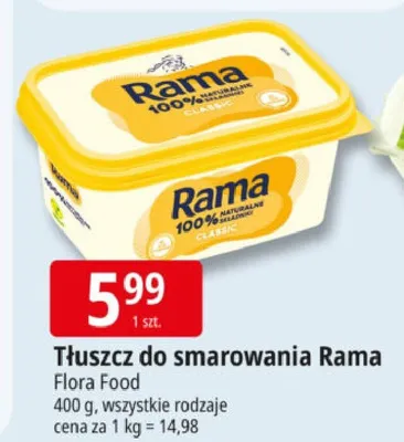 Tłuszcz do smarowania Rama promocja w Leclerc