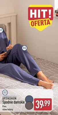 Spodnie damskie UP2FASHION promocja w Aldi