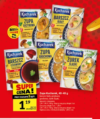 Zupa Kucharek grochowa promocja w Twój Market