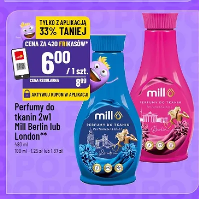 Perfumy do tkanin 2w1 Mill Berlin promocja w POLOmarket