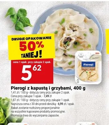 Pierogi z kapustą i grzybami Swojskie Przysmaki promocja w Twój Market