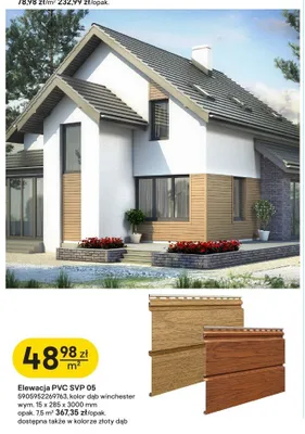 Elewacja PVC Vilo SVP 05 promocja w Castorama