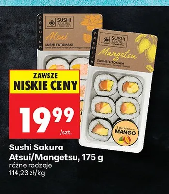 Sushi Atsui, 175g promocja w Biedronka