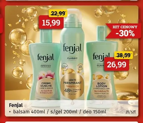 Balsam do ciała Fenjal promocja w Drogeria Kosmyk