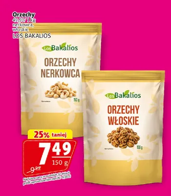 Orzechy nerkowca Los Bakalios promocja w Prim Market