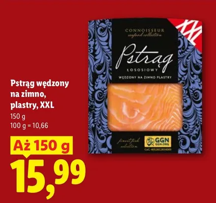 Pstrąg wędzony na zimno plastry, XXL promocja w Lidl