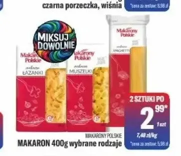 Makaron Makarony Polskie promocja w Tomi Markt