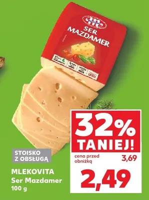 Ser Mazdamer Mlekovita promocja w Kaufland