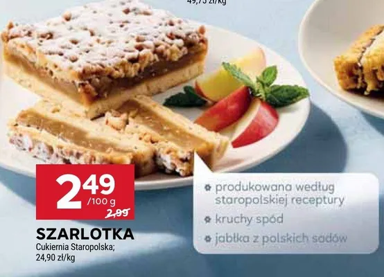 Szarlotka promocja w Stokrotka