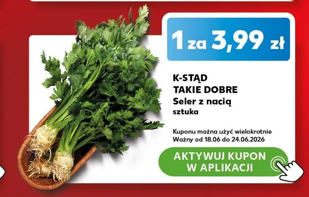 Seler z naciągiem K-Stąd Takie Dobre promocja w Kaufland