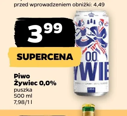 Piwo bezalkoholowe Żywiec promocja w Netto