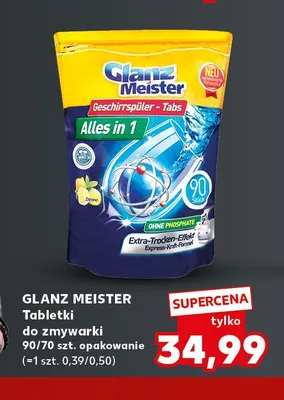 Tabletki do zmywarki Glanz Meister 70 szt. promocja w Kaufland