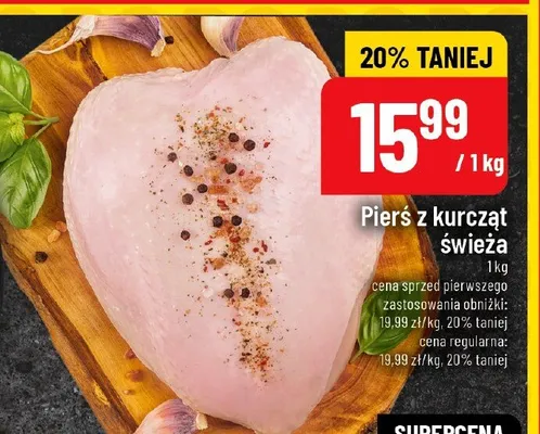Pierś z kurczat świeża promocja w POLOmarket
