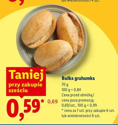 Bułka grahamka Lidl promocja w Lidl