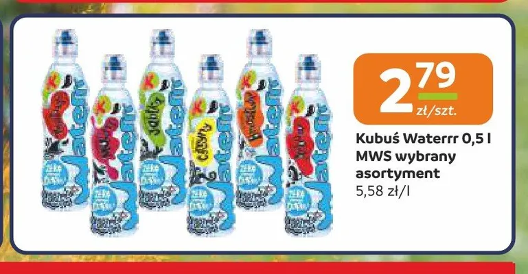 Woda smakowa Kubuś Waterrr promocja w Społem Częstochowa