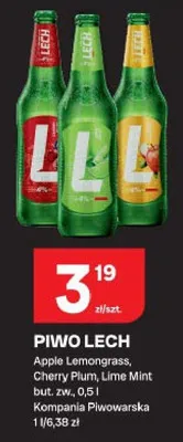 Piwo Lech Apple Lemongrass, Cherry Plum, Lime Mint promocja w Chorten
