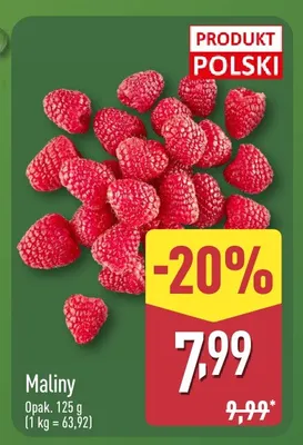 Maliny promocja w Aldi