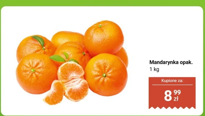 Mandarynka opak. 1 kg promocja w Biedronka