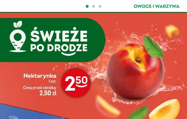 Nektarynka promocja w Żabka