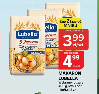Makaron Lubella promocja w Chorten