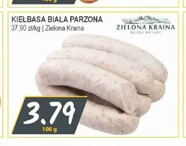 Kiełbasa biała parzona Zielona Kraina promocja w Słoneczko