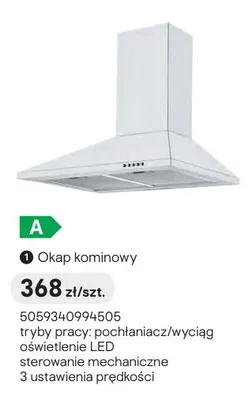 Okap kominowy promocja w Castorama