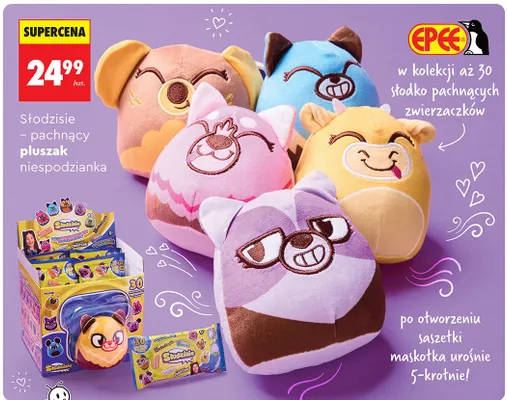 Słodzisie - pachnący pluszak niespodzianka, różne rodzaje promocja w Biedronka
