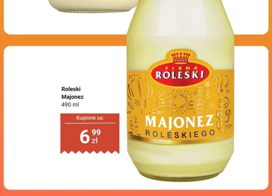Majonez Roleski promocja w Dino