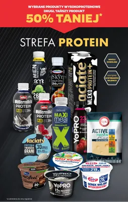 Jogurt pitny skyr Bakoma Men Protein promocja w Netto