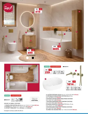 Słupek Costano 30x150 cm Senti promocja w Komfort