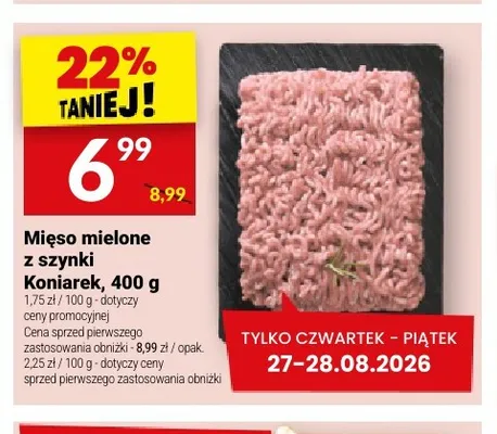 Mięso mielone z szynki Koniarek promocja w Twój Market