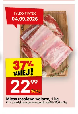Mięso rosołowe wołowe promocja w Twój Market