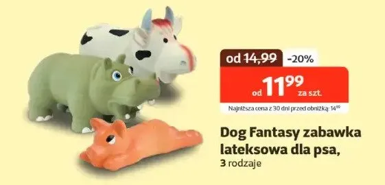 Zabawka lateksowa dla psa promocja w KAKADU