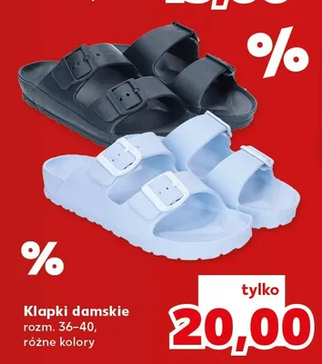 Klapki damskie promocja w Kaufland