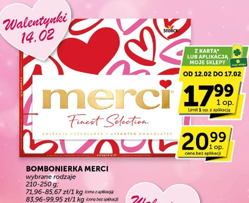 Bombonierka Merci Finest Selection promocja w ABC