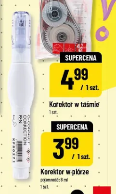 Korektor w piórze Q-Connect promocja w POLOmarket