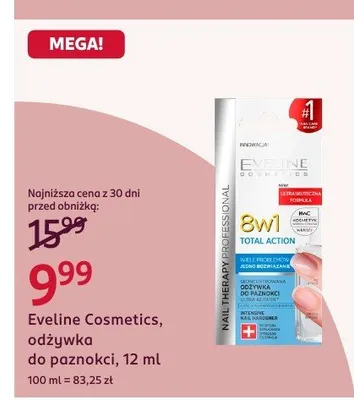 Odżywka do paznokci 8w1 promocja w Rossmann
