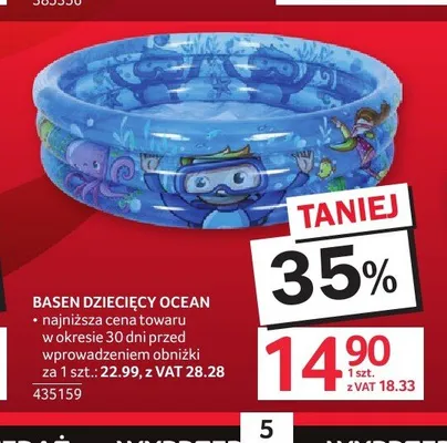 Basen dziecięcy Ocean promocja w Selgros