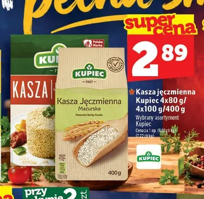 Kasza jęczmienna Kupiec 400 g promocja w TOPAZ
