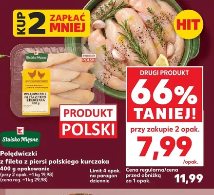 Polędwiczki z fileta z piersi kurczaka K-Stoisko Mięsne promocja w Kaufland