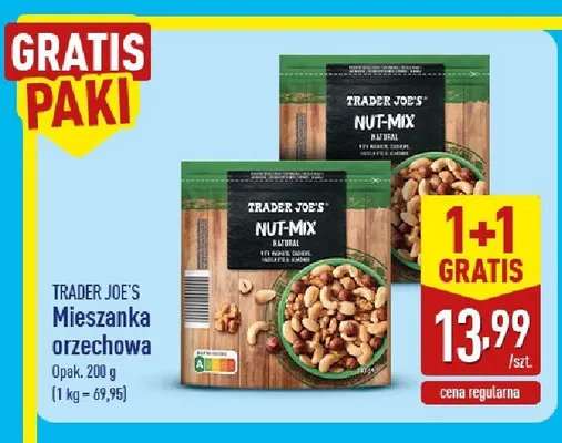 Mieszanka orzechowa Trader Joe's Nut-Mix promocja w Aldi