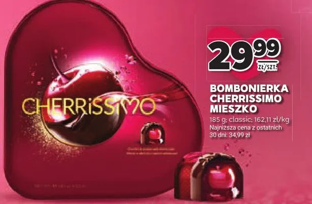 Bombonierka CHERRISSIMO MIESZKO promocja w Stokrotka