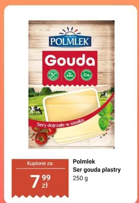Ser gouda plastry promocja w Dino