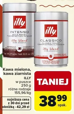 Kawa mielona w puszce ILLY promocja w Carrefour