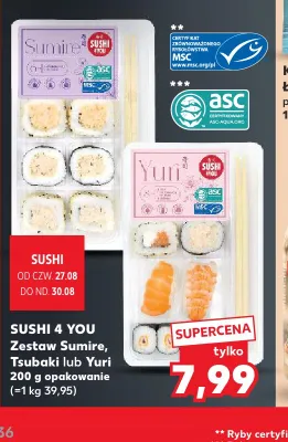 Zestaw sushi Tsubaki Sushi 4 You promocja w Kaufland
