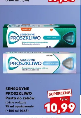 Pasta do zębów SENSODYNE PROSZKLIWO Delikatne Wybielanie promocja w Kaufland