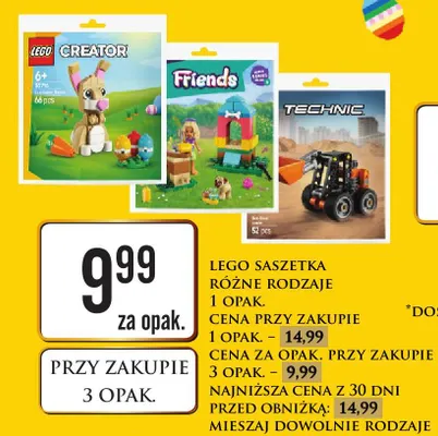 Klocki saszetka różne rodzaje promocja w Dino