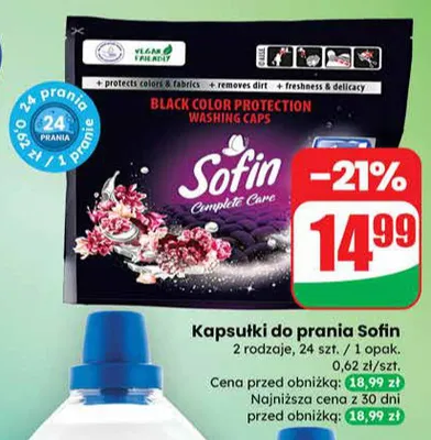 Kapsułki do prania Black Color Protection promocja w Dino