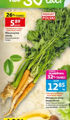 Włoszczyzna młoda polska promocja w Auchan