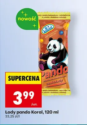 Lody pando Koral promocja w Biedronka